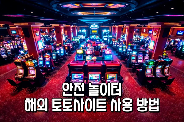 안전 놀이터 - 해외 토토사이트 사용 방법